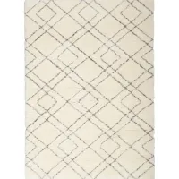 Channel Area Rug in Ivory by Nourison