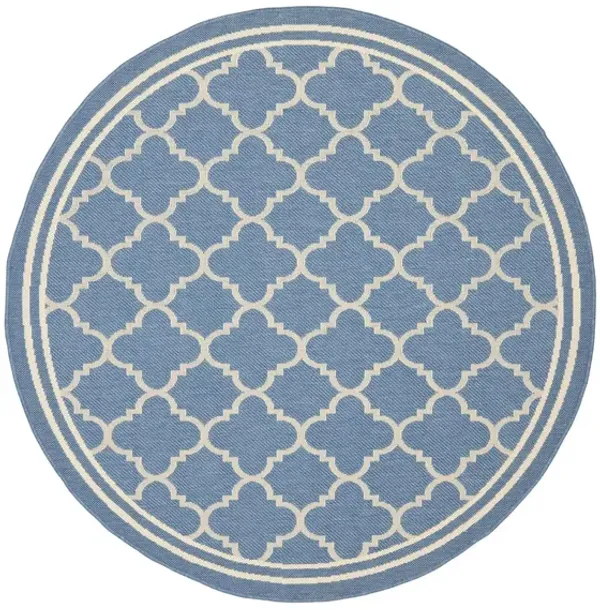 Courtyard Pathway Indoor/Outdoor Area Rug Round