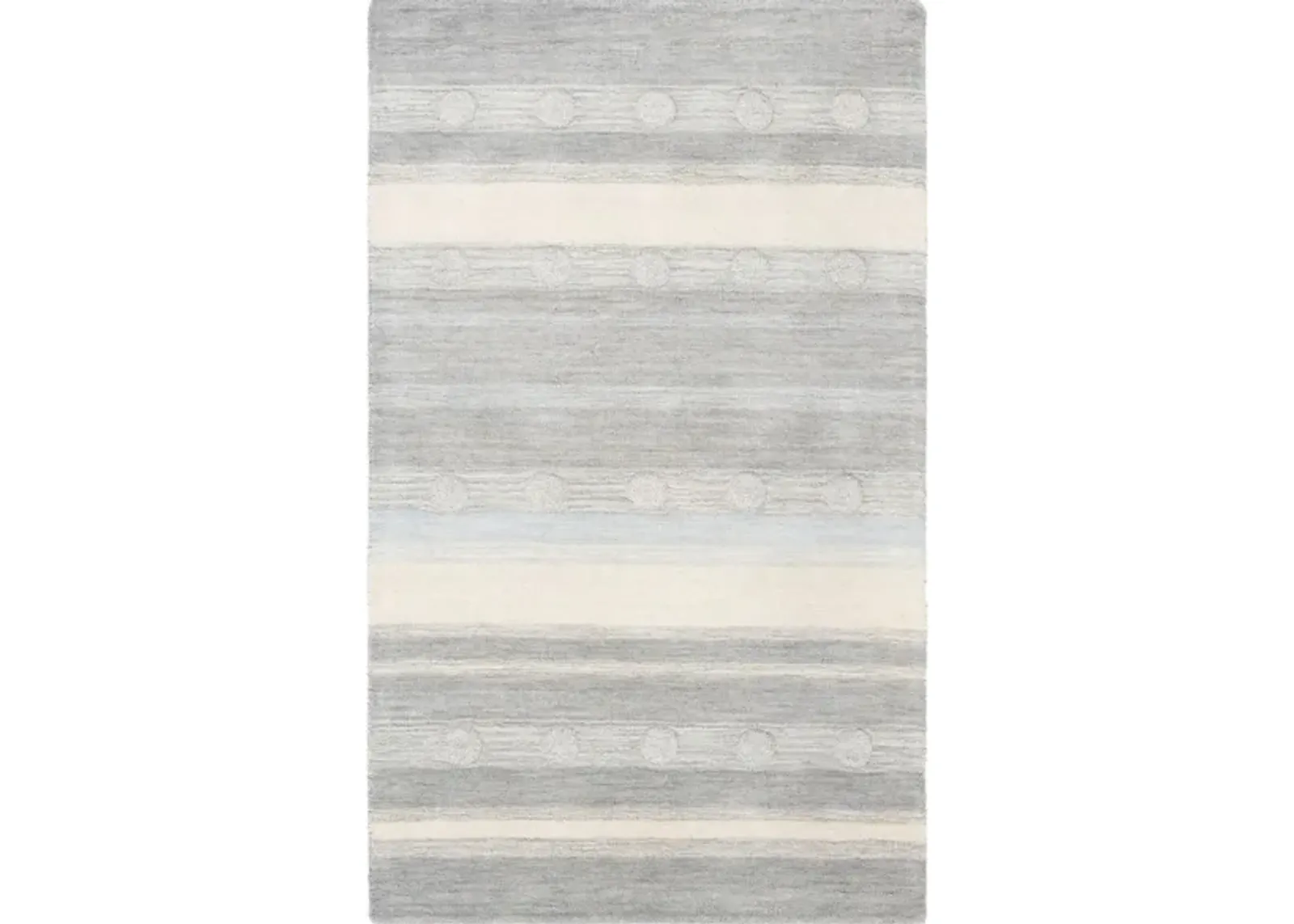 Glenna Kid's Area Rug in Grey & Ivory by Safavieh