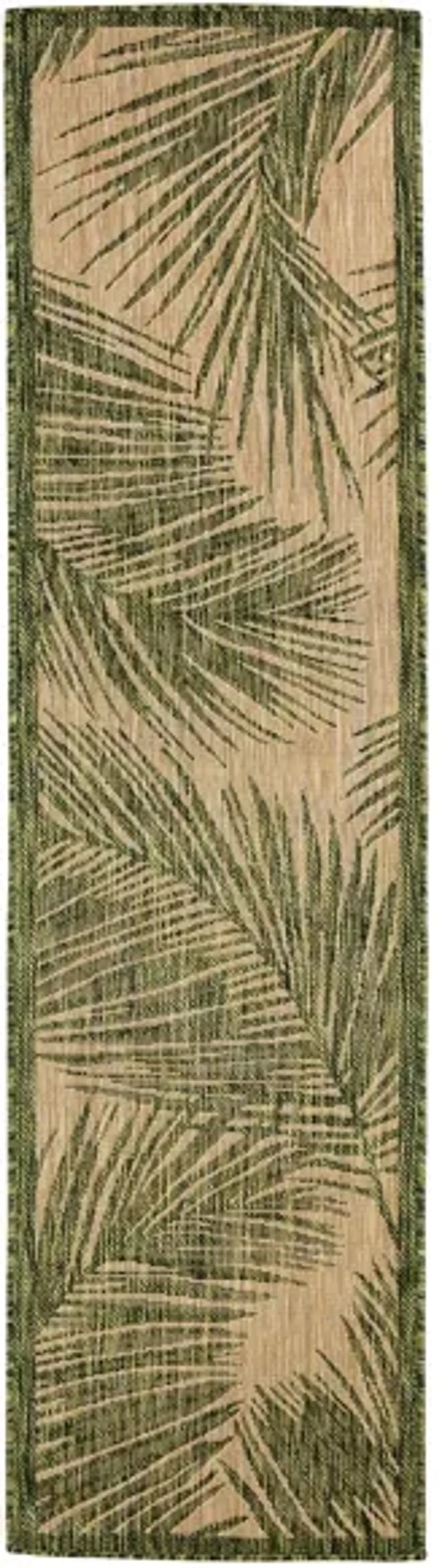 Carmel Fronds Rug in Green by Trans-Ocean Import Co Inc