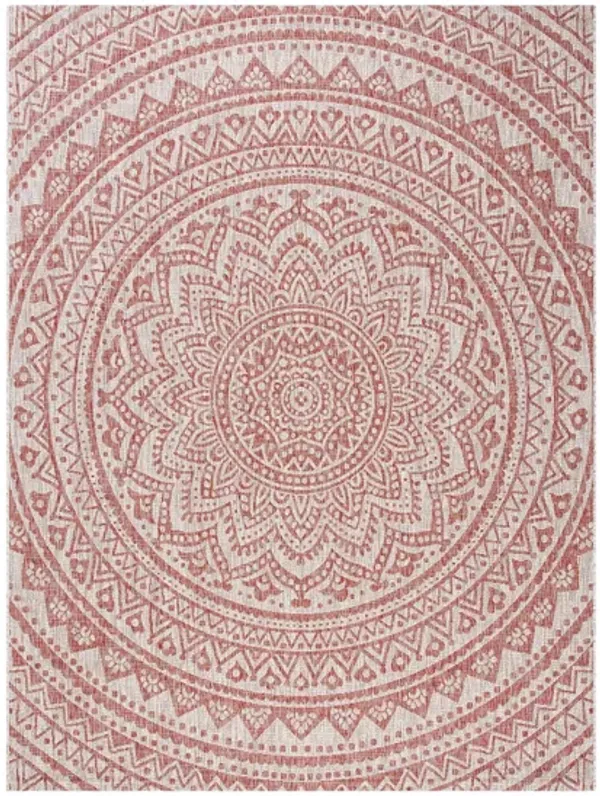 Courtyard Mandala Indoor/Outdoor Area Rug