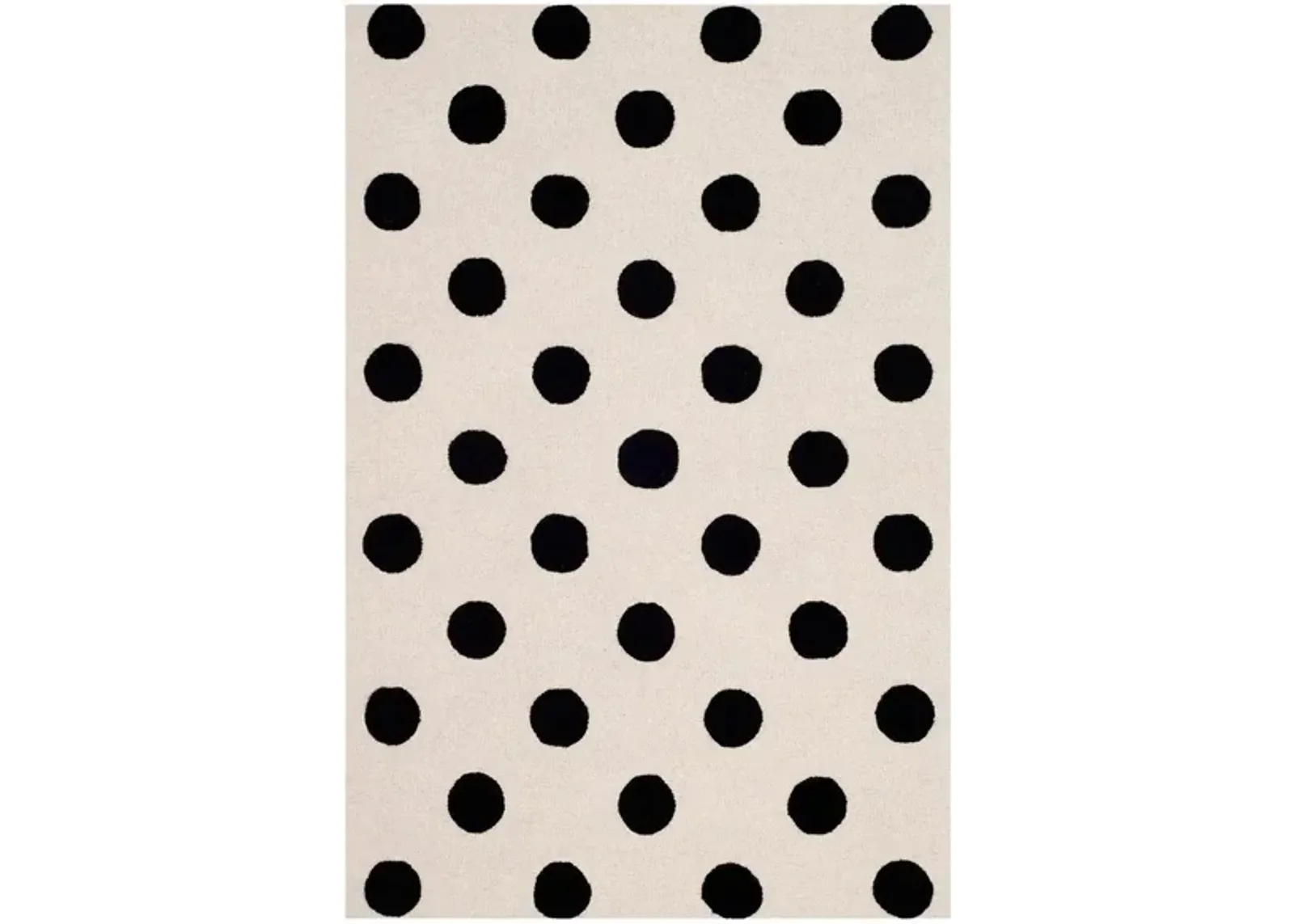 Cairo Kid's Area Rug in Ivory & Black by Safavieh