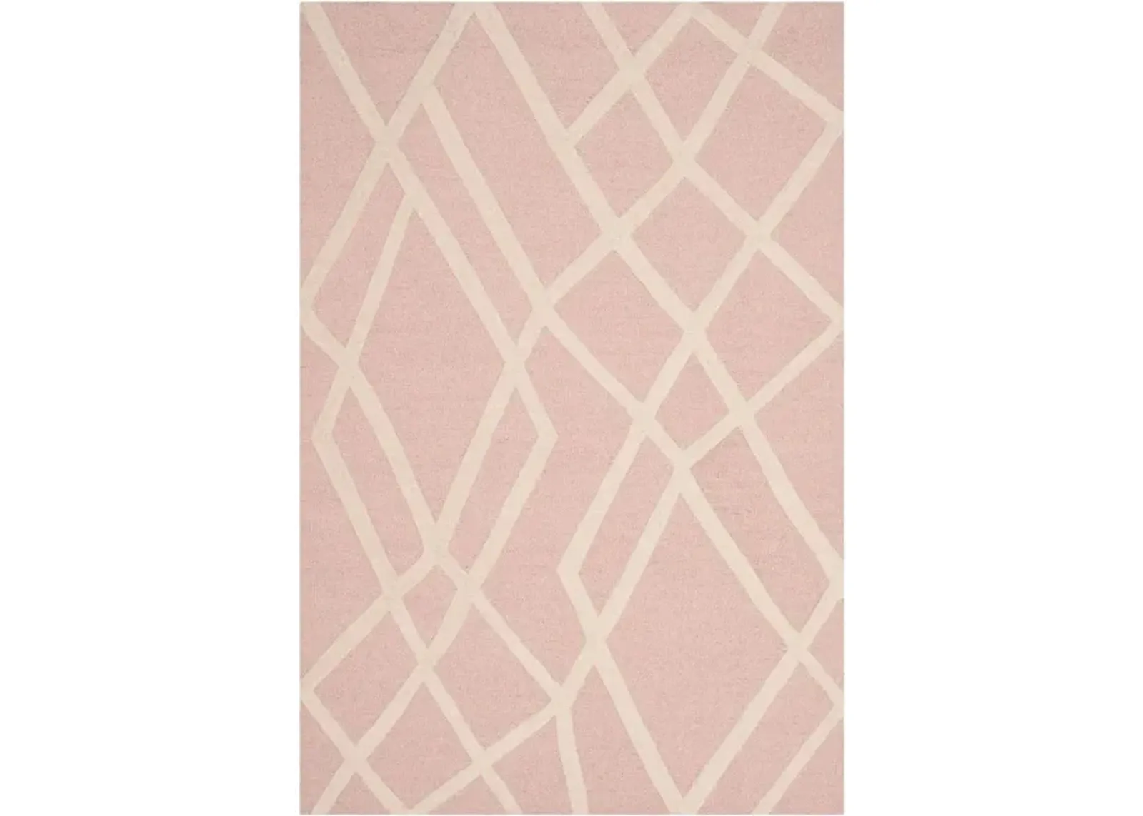 Kayson Kid's Area Rug in Pink & Ivory by Safavieh