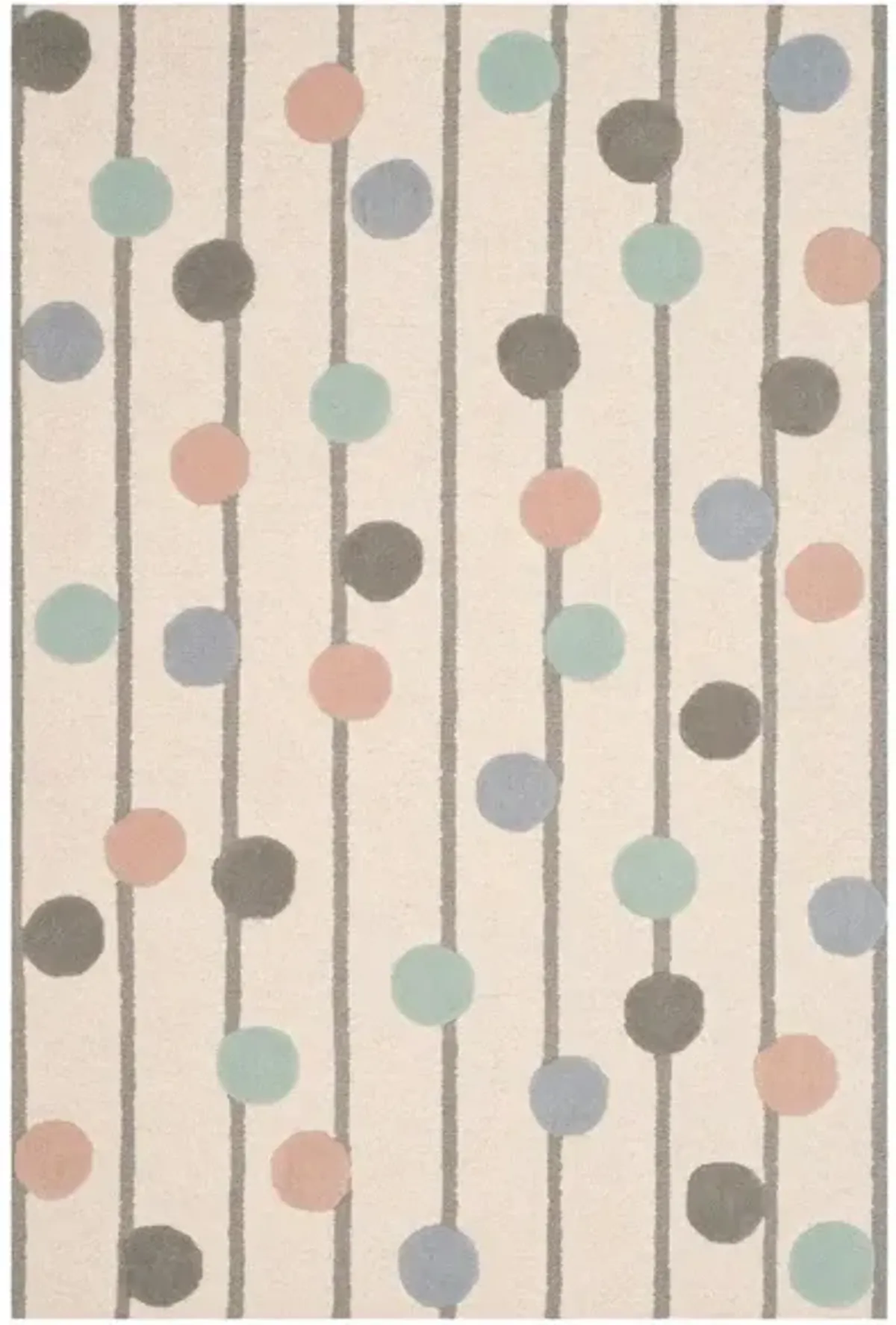 Rory Kid's Area Rug in Ivory & Multi by Safavieh