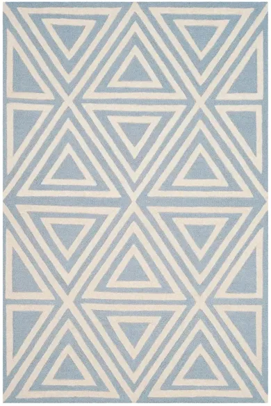 Lane Kid's Area Rug in Blue & Ivory by Safavieh