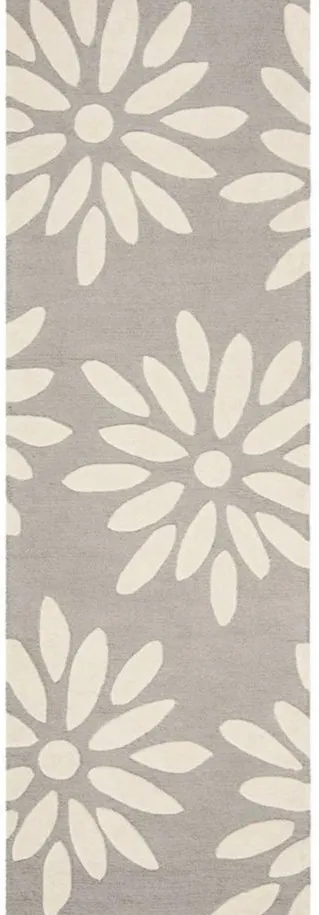 Brandon Kid's Area Rug in Gray/Ivory by Safavieh