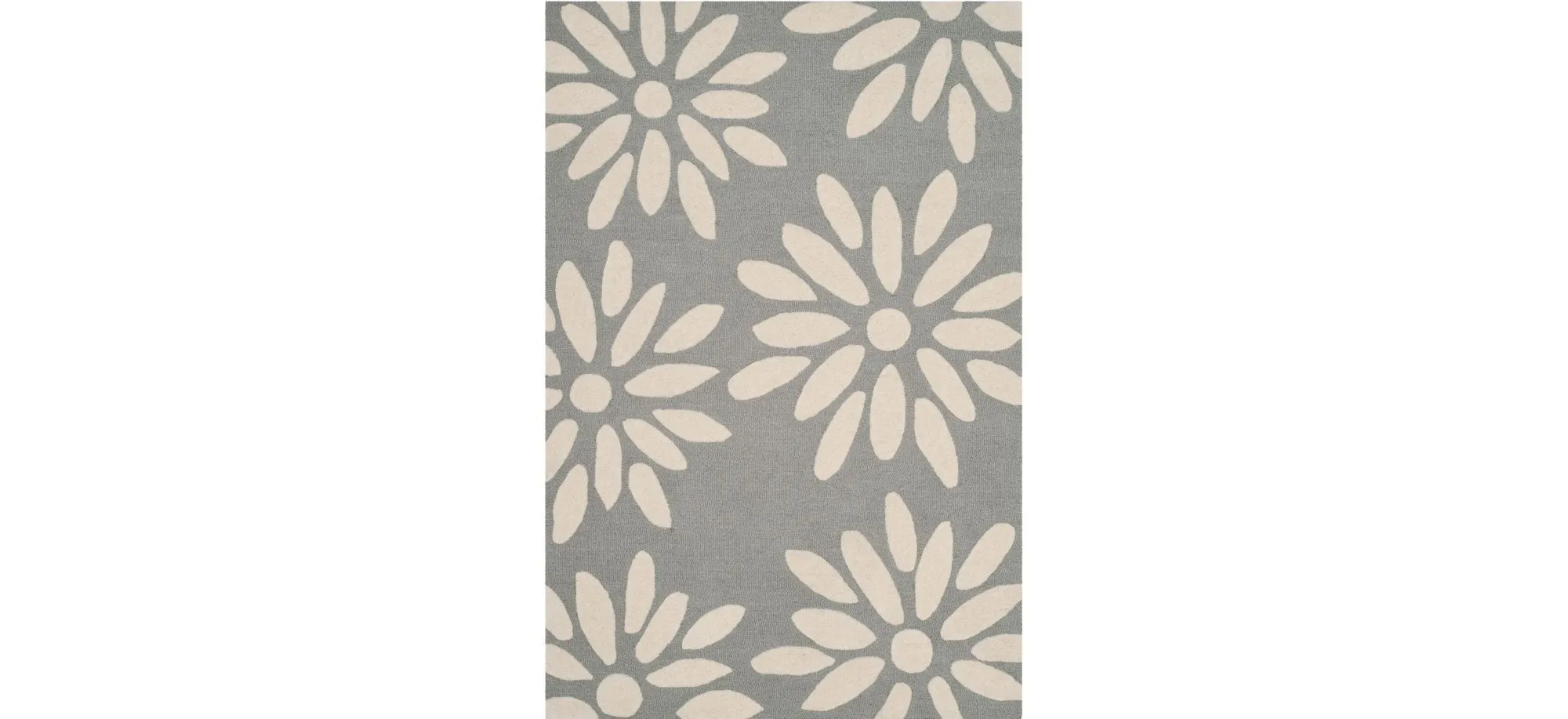 Brandon Kid's Area Rug in Gray/Ivory by Safavieh