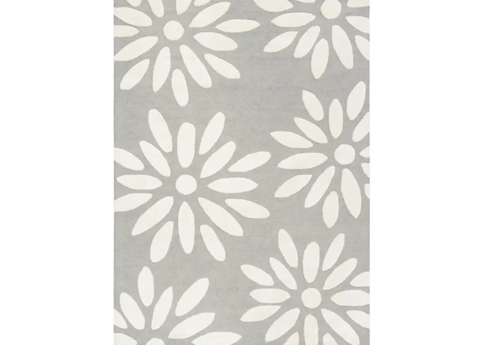 Brandon Kid's Area Rug in Gray/Ivory by Safavieh