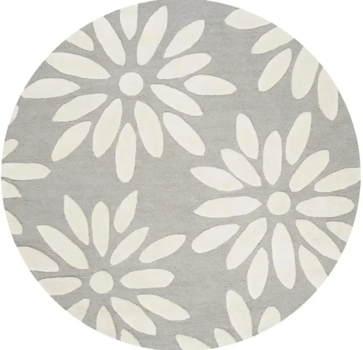 Brandon Kid's Area Rug in Gray/Ivory by Safavieh