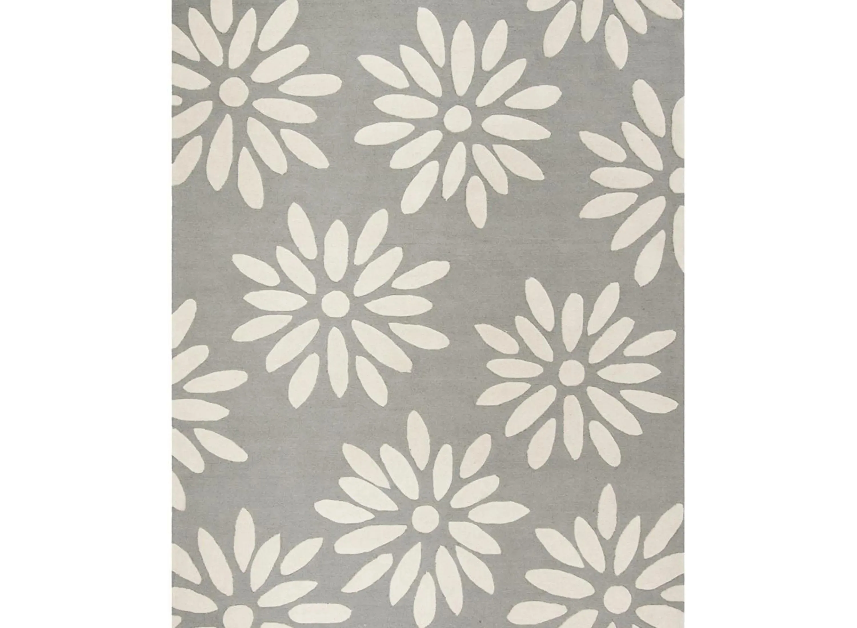 Brandon Kid's Area Rug in Gray/Ivory by Safavieh