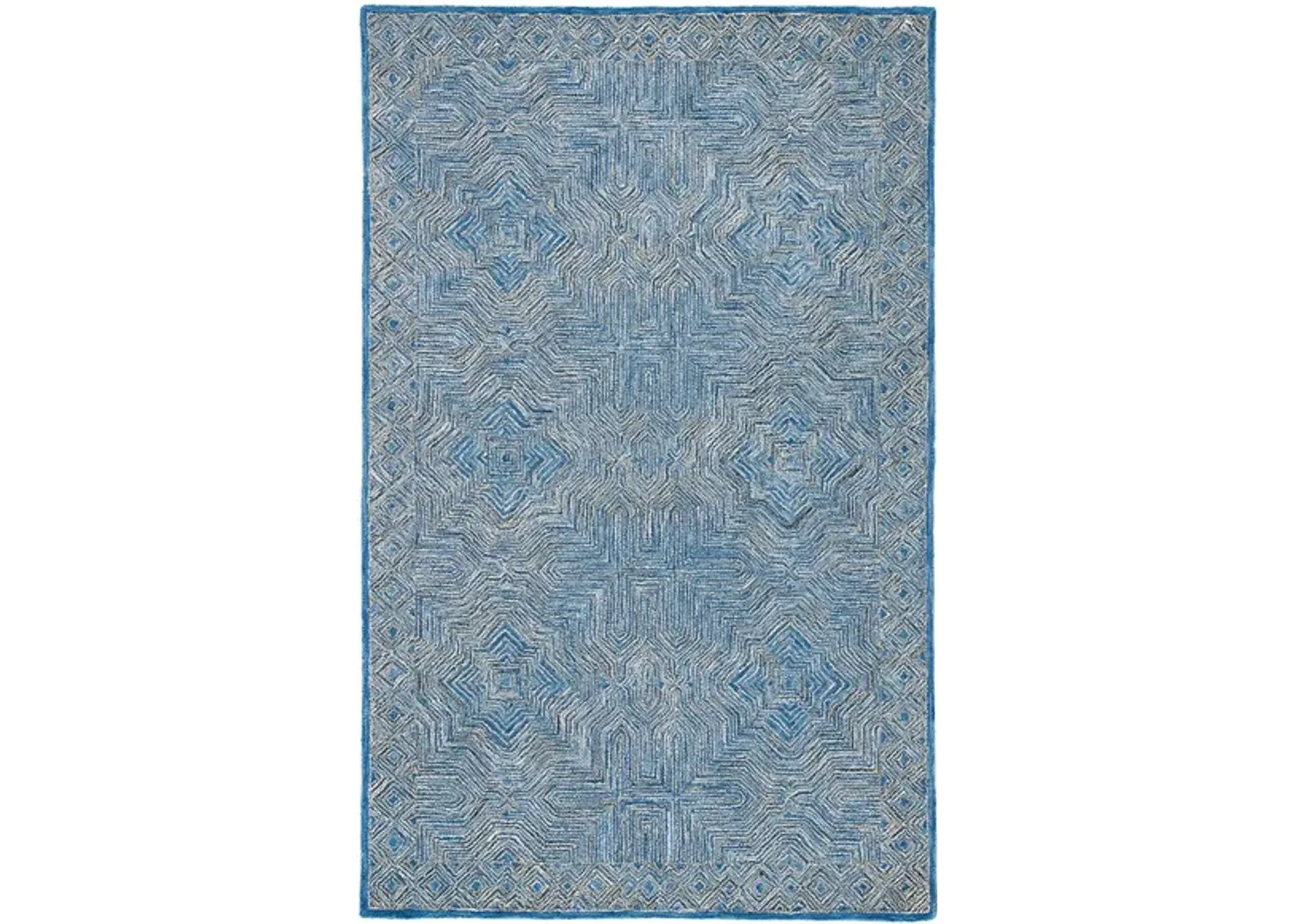 Schneeweiss Area Rug in Blue by Safavieh