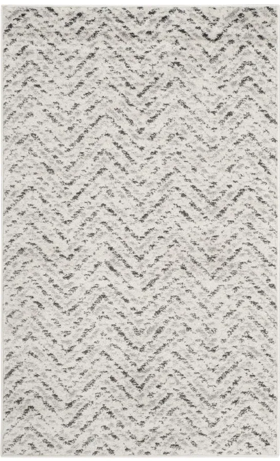 Adirondack Area Rug in Ivory/Charcoal by Safavieh