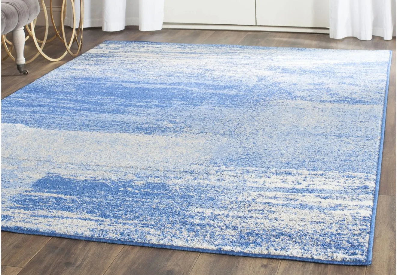 Adirondack Area Rug in Silver/Blue by Safavieh