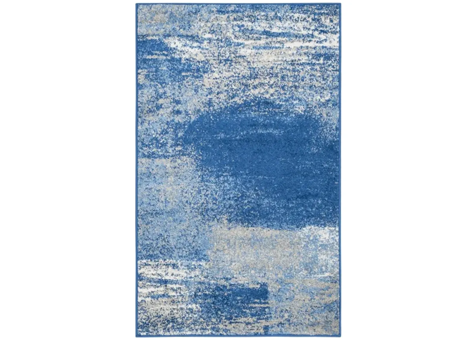 Adirondack Area Rug in Silver/Blue by Safavieh