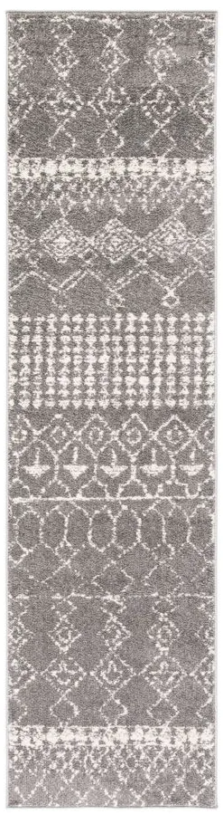 Tulum Runner Rug in Gray/Ivory by Safavieh