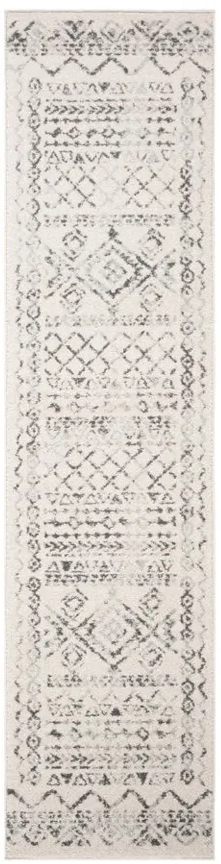 Tulum Runner Rug in Ivory/Gray by Safavieh