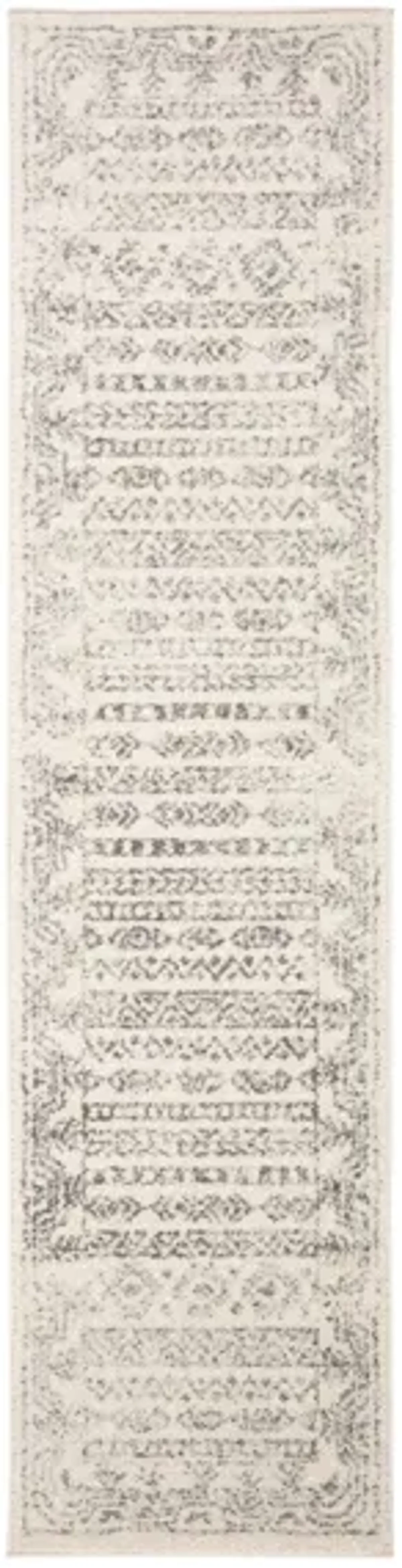 Tulum Runner Rug in Ivory/Gray by Safavieh