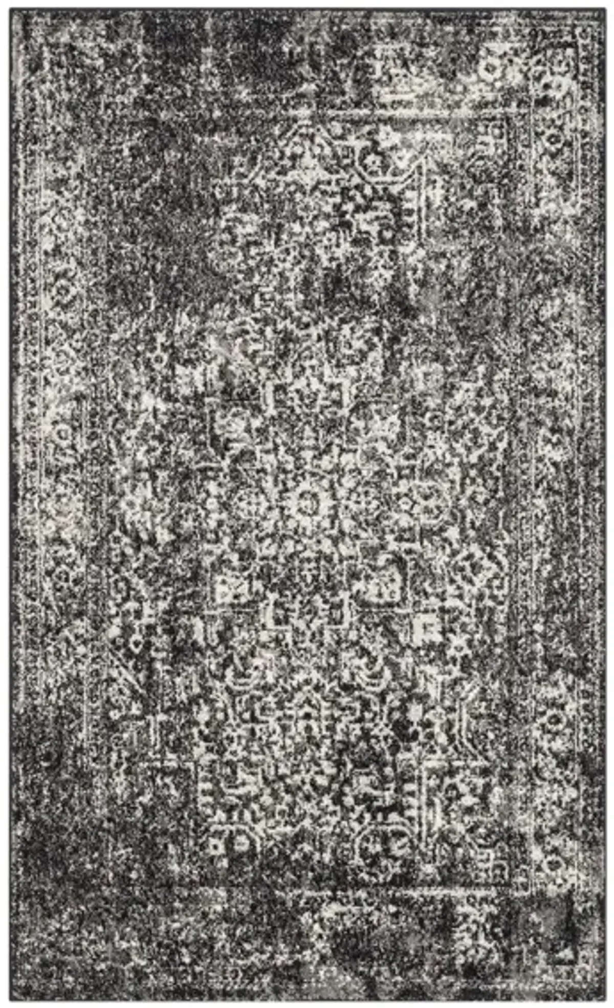 Evoke Area Rug in Black/Gray by Safavieh