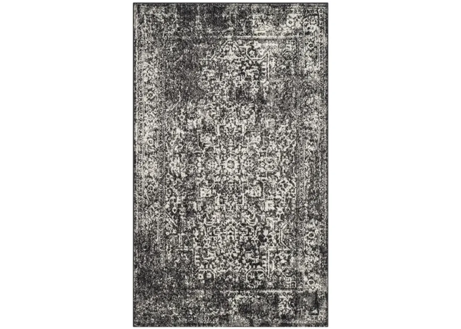 Evoke Area Rug in Black/Gray by Safavieh