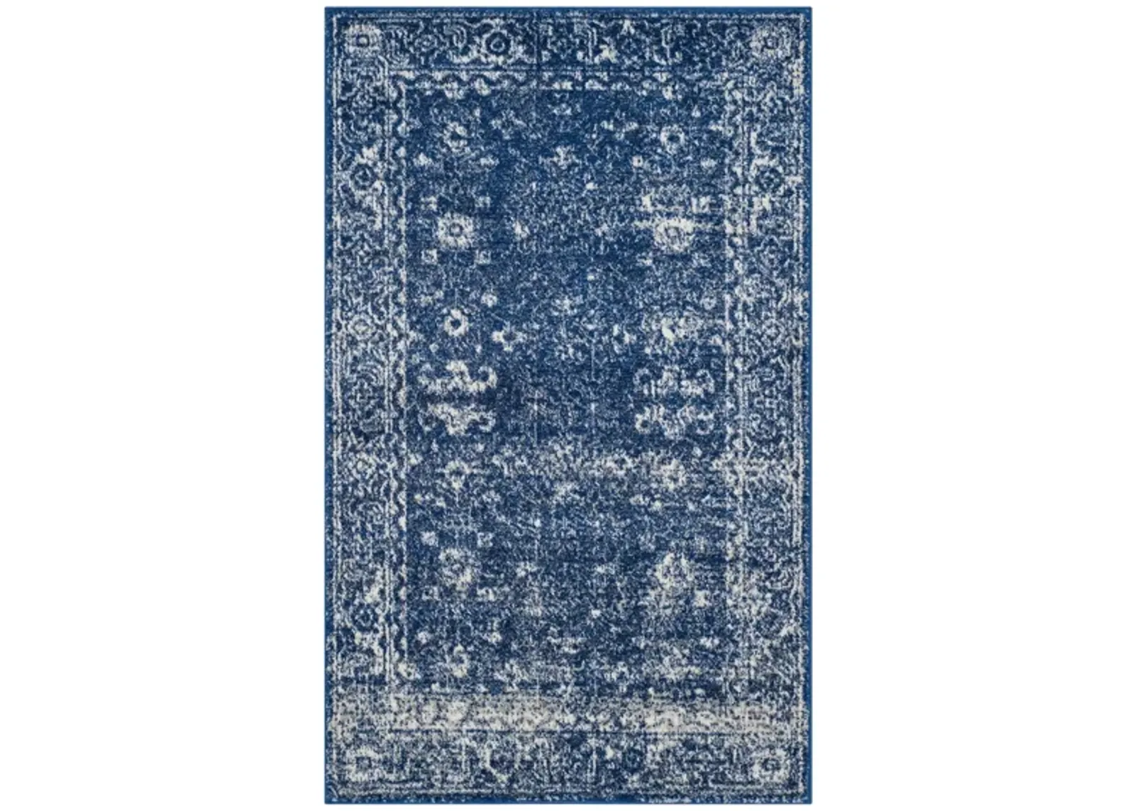 Evoke Area Rug in Navy/Ivory by Safavieh