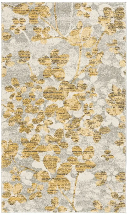 Evoke Area Rug in Gray/Gold by Safavieh