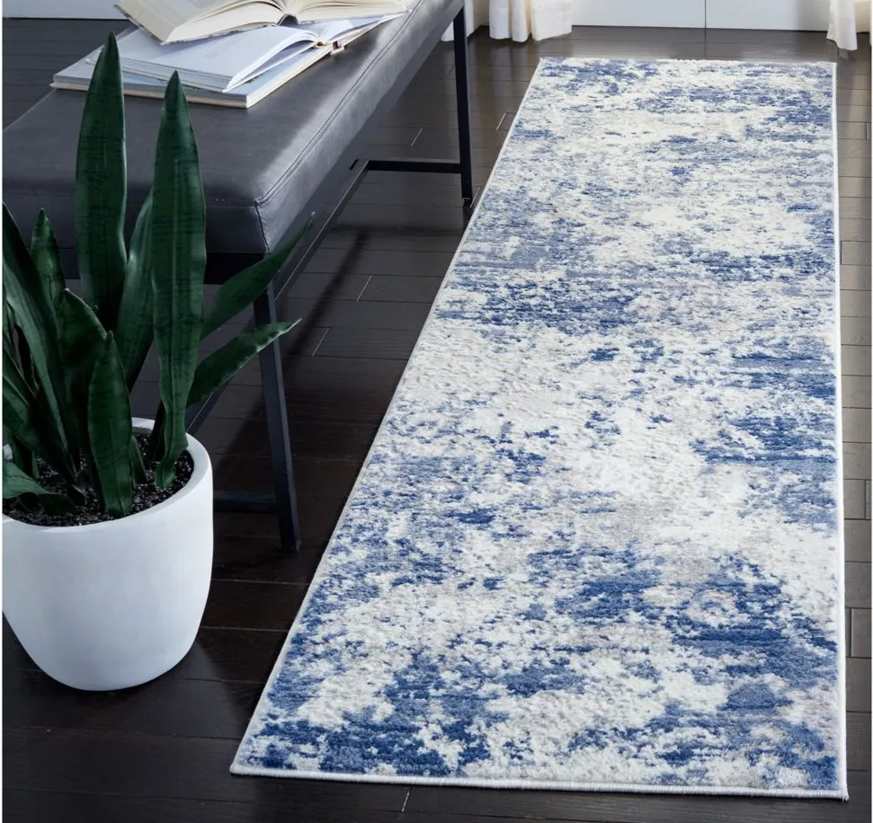 Amelia Area Rug in Navy / Gray by Safavieh