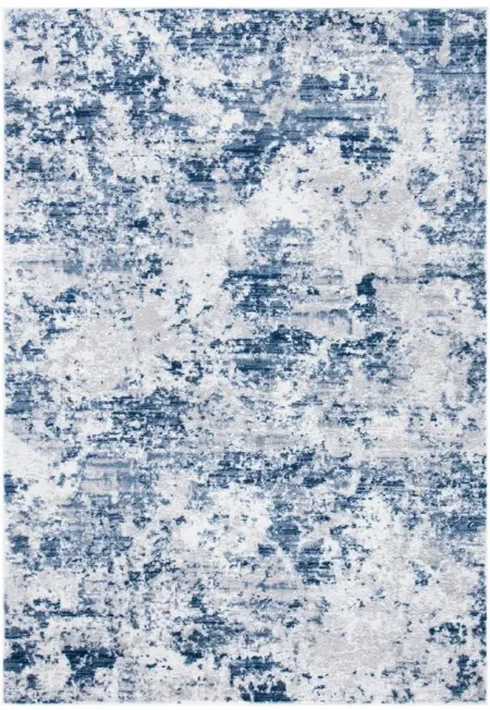 Amelia Area Rug in Navy / Gray by Safavieh