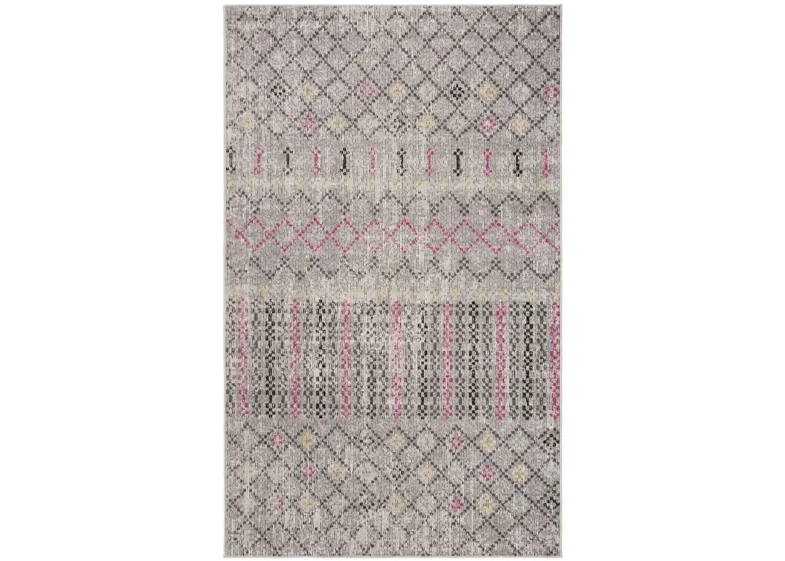 Montage I Area Rug in Gray & Multi by Safavieh