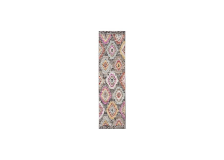 Montage II Area Rug in Gray & Multi by Safavieh