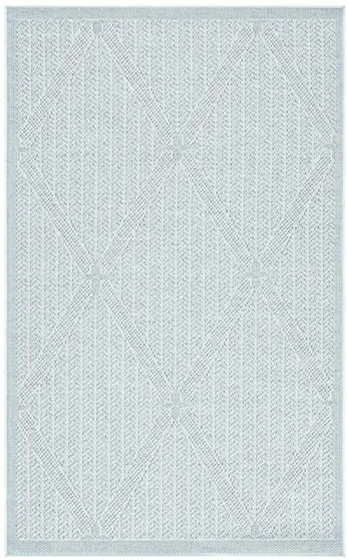 Bermuda Wide Diamond Indoor/Outdoor Area Rug in Light Blue & Ivory by Safavieh