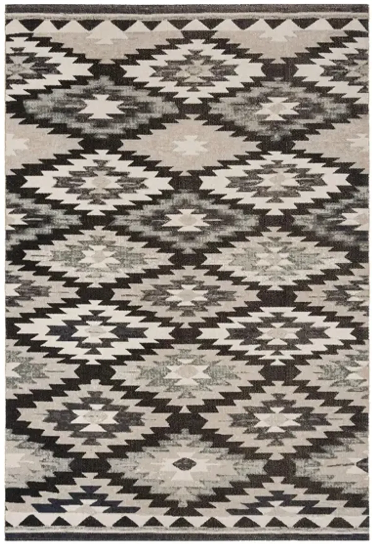 Montage II Area Rug in Gray & Black by Safavieh