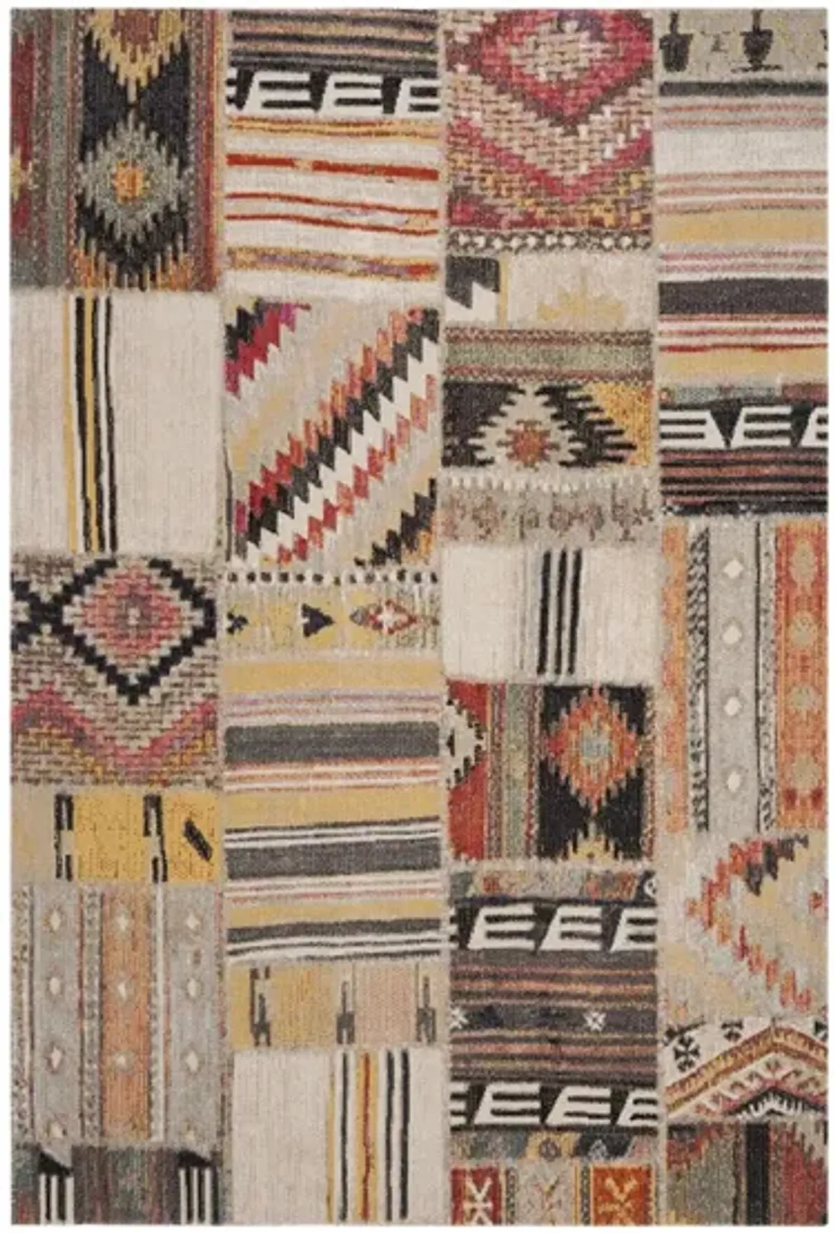 Montage II Area Rug in Taupe & Multi by Safavieh