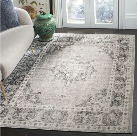 Montage IV Area Rug in Gray & Ivory by Safavieh