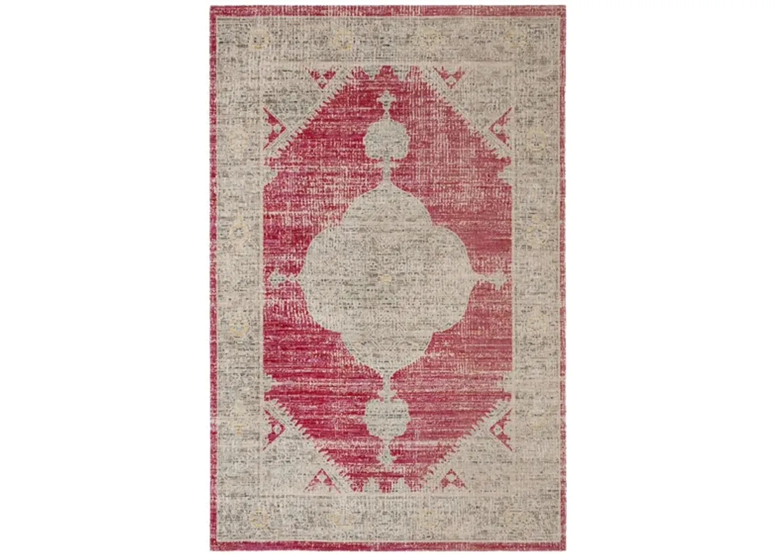 Montage IV Area Rug in Rose & Gray by Safavieh