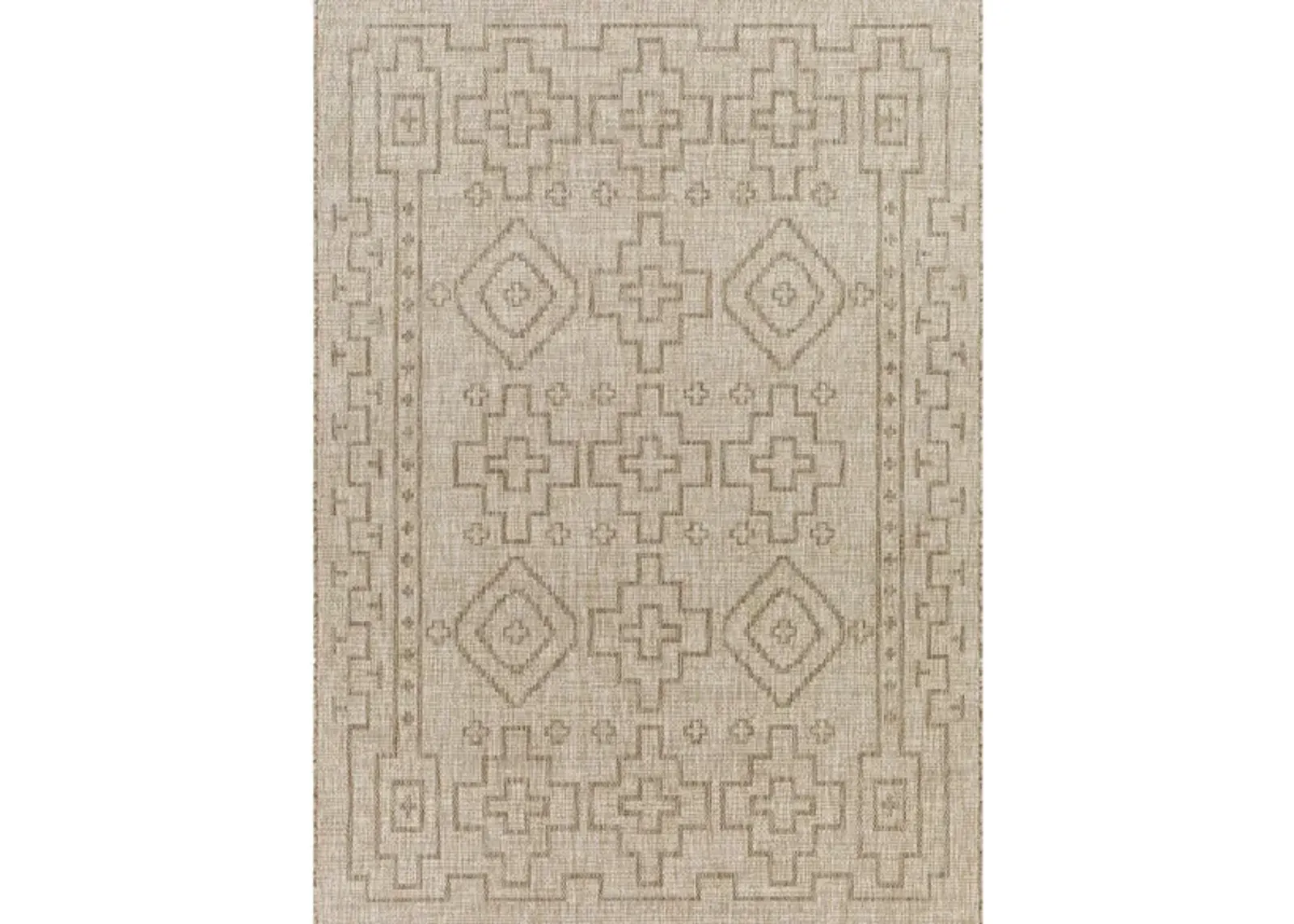 Tuareg Area Rug in Taupe, Khaki, Sage, Light Grey, Grey, Camel, Medium Grey, Brick, Beige, Tan by Surya