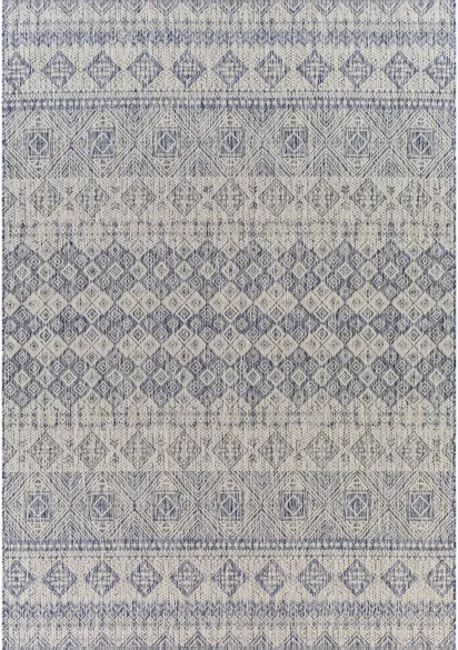 Tuareg Area Rug in Pale Blue, Tan, Navy, Blue, Taupe, Off-White, Gray by Surya