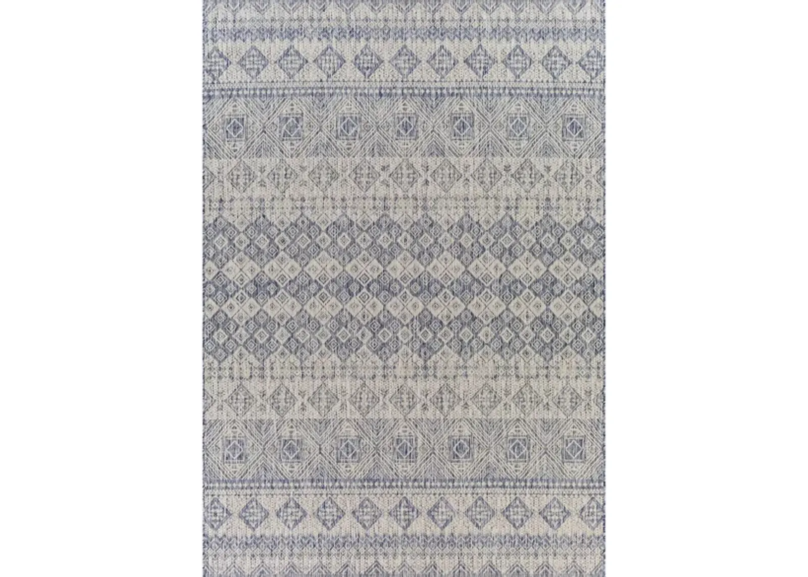 Tuareg Area Rug in Pale Blue, Tan, Navy, Blue, Taupe, Off-White, Gray by Surya