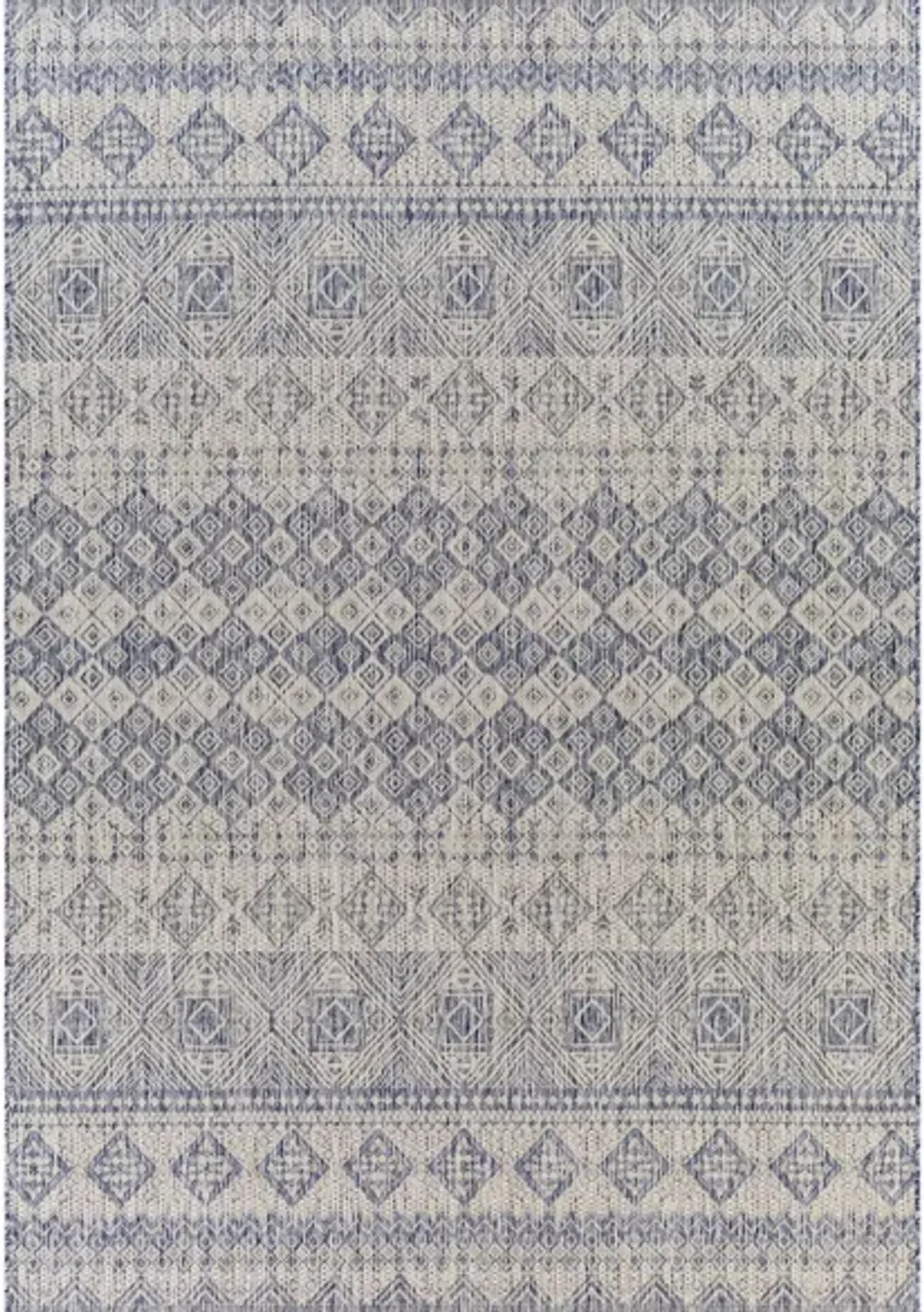 Tuareg Area Rug in Pale Blue, Tan, Navy, Blue, Taupe, Off-White, Gray by Surya