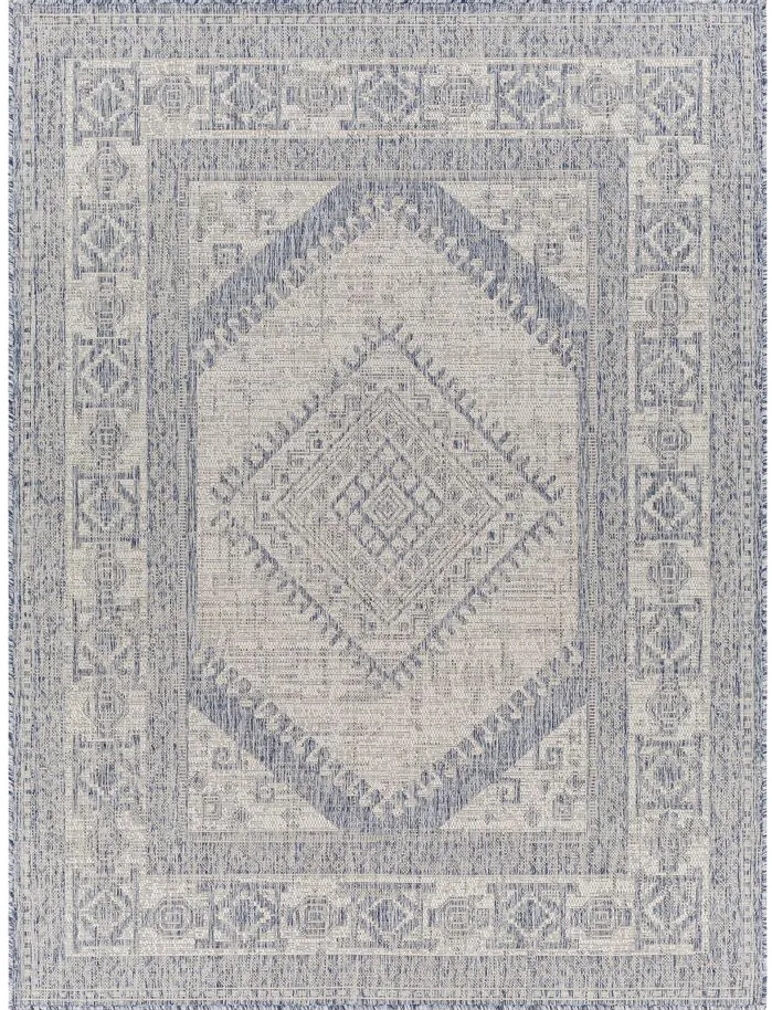 Tuareg Area Rug in Blue, Gray, Denim Blue by Surya