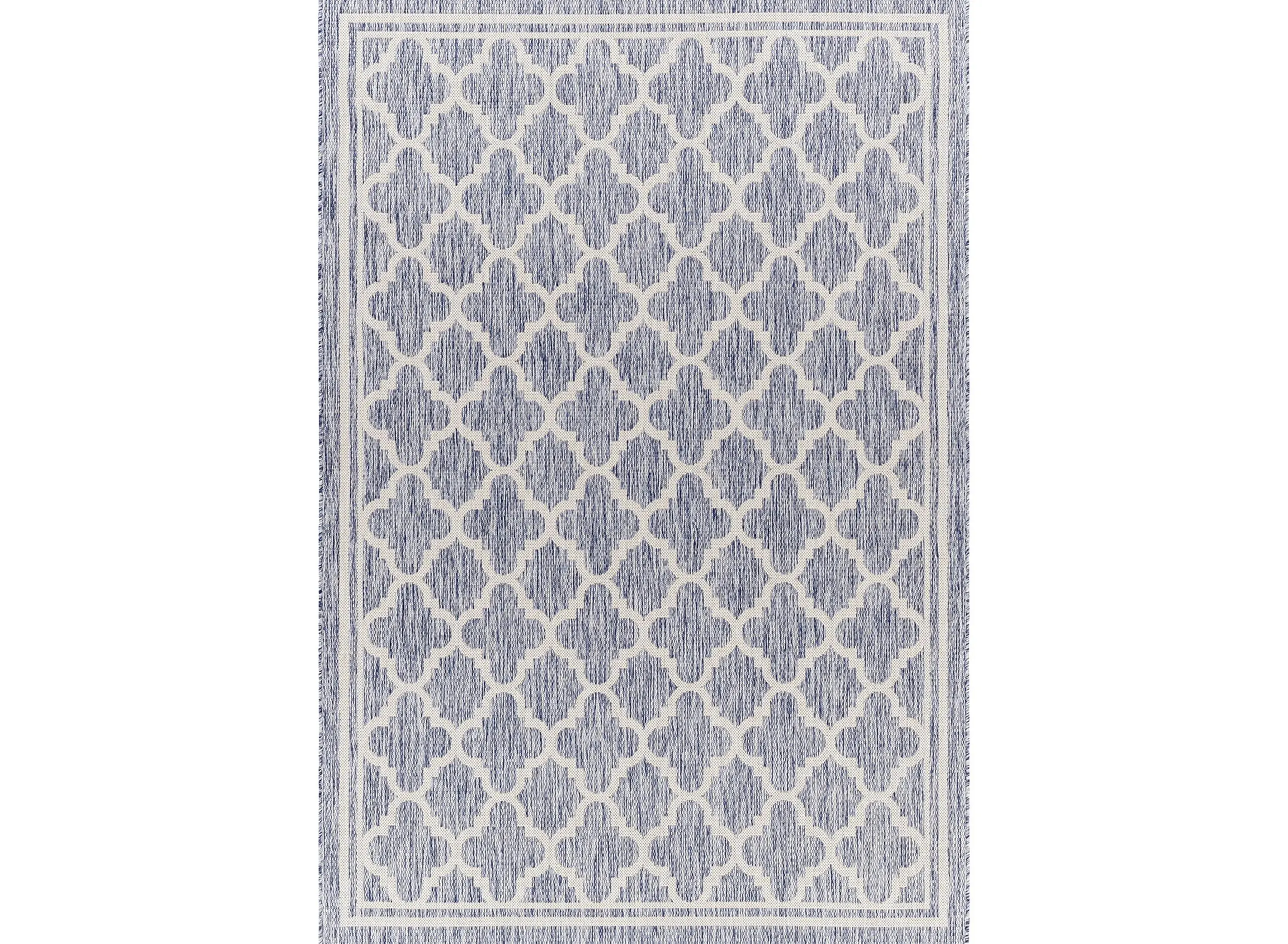 Tuareg Area Rug in Denim Blue, Tan by Surya