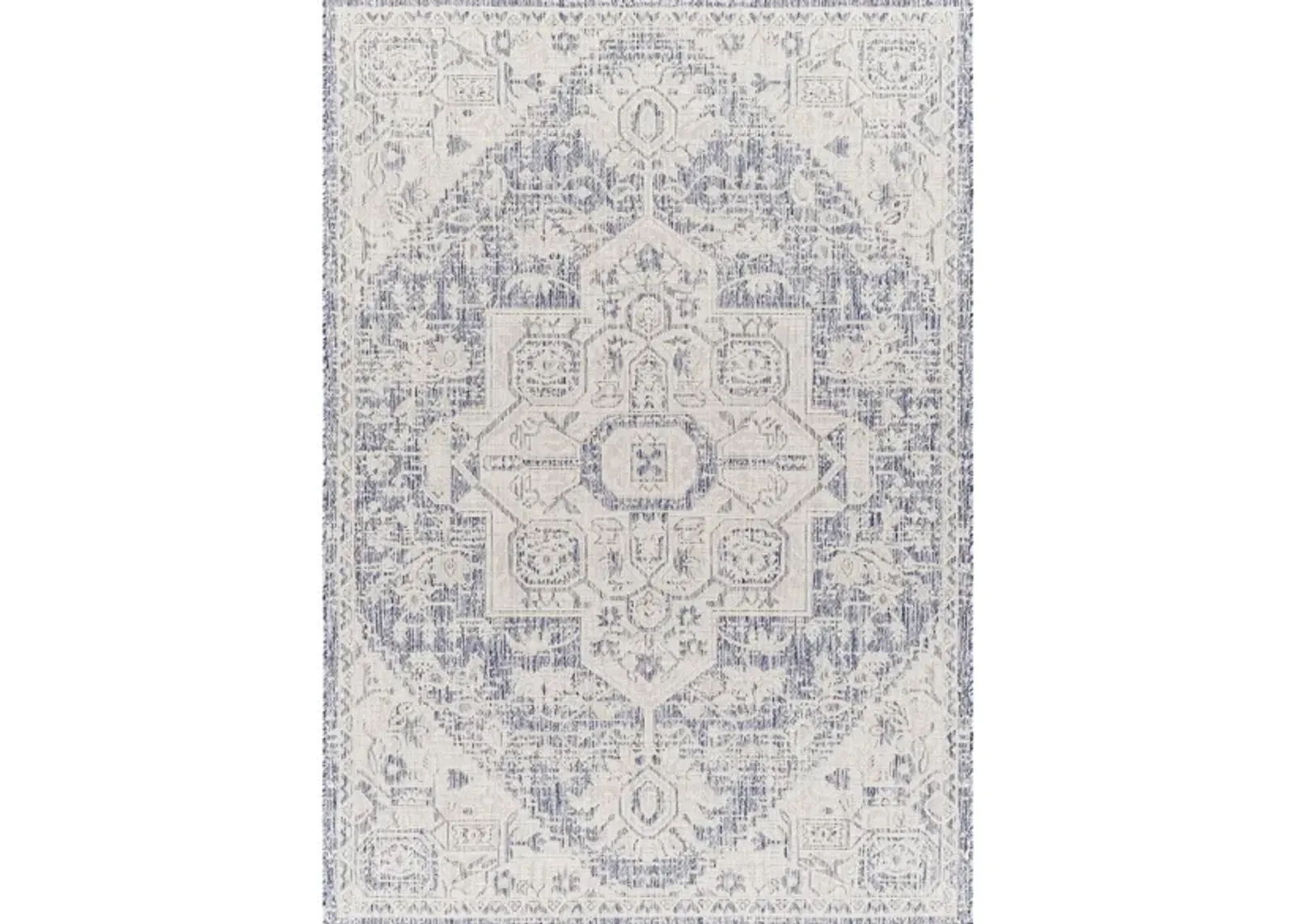 Tuareg Area Rug in Tan, Cream, Denim Blue by Surya