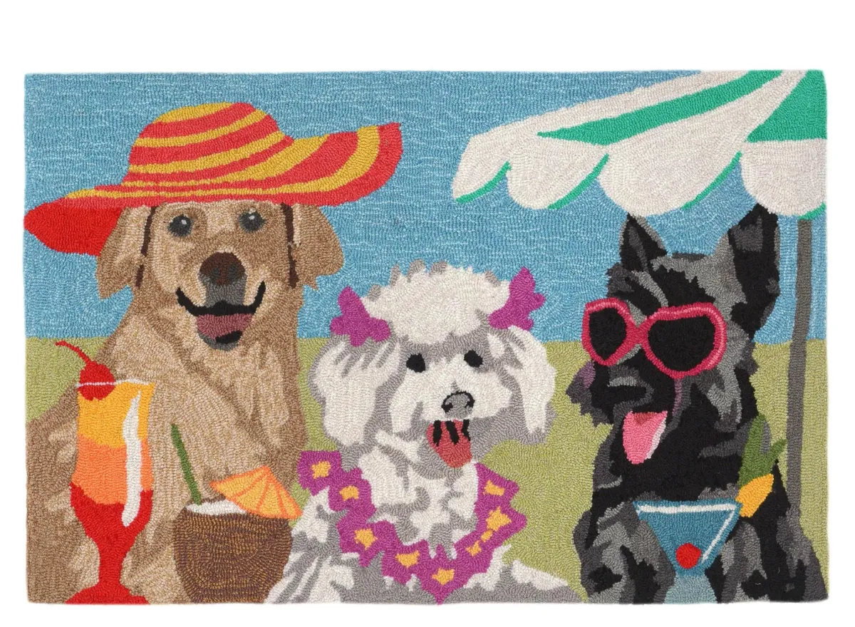 Frontporch Sassy Lassies Indoor/Outdoor Area Rug in Bright by Trans-Ocean Import Co Inc