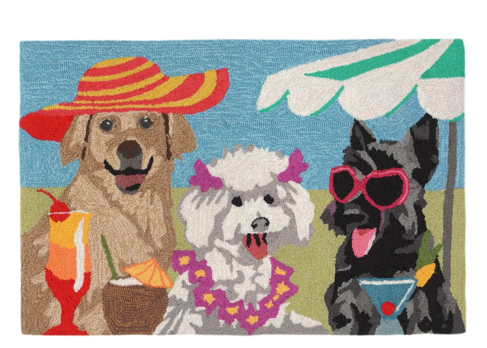 Frontporch Sassy Lassies Indoor/Outdoor Area Rug in Bright by Trans-Ocean Import Co Inc