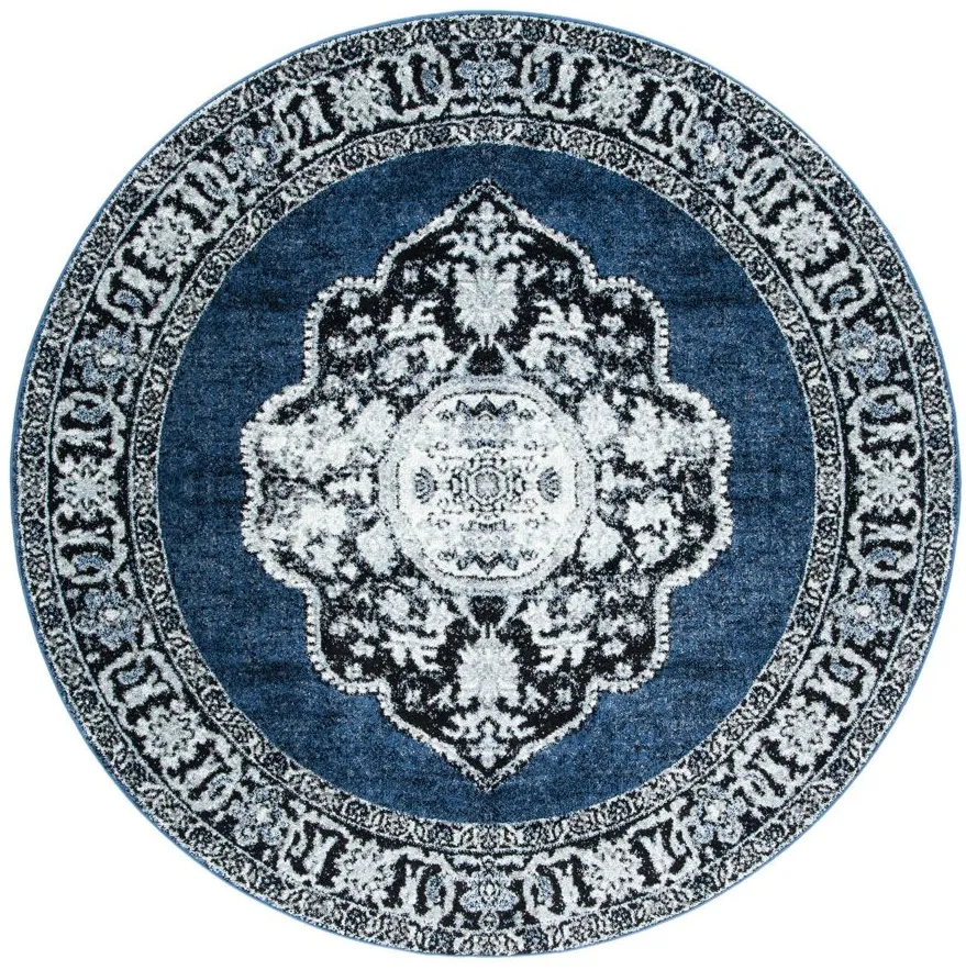 Vintage Hamadan I Area Rug in Blue & Grey by Safavieh