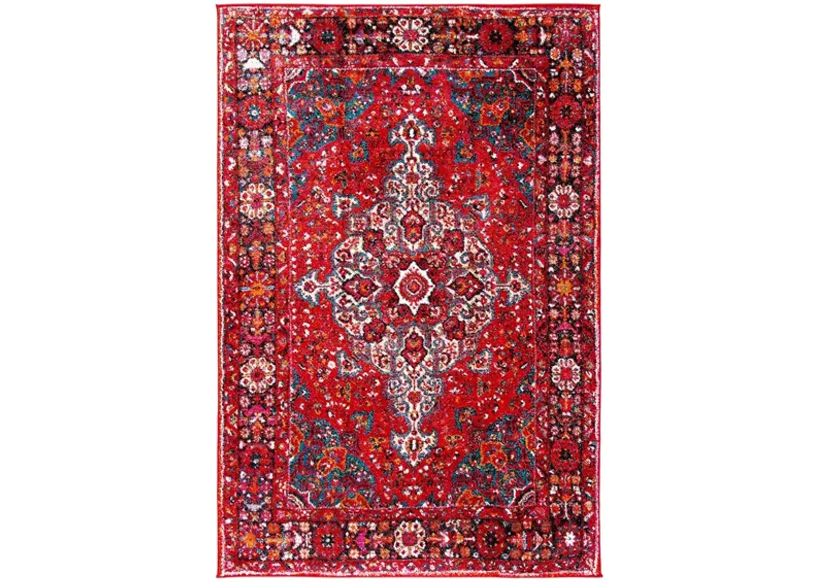 Vintage Hamadan I Area Rug in Red by Safavieh