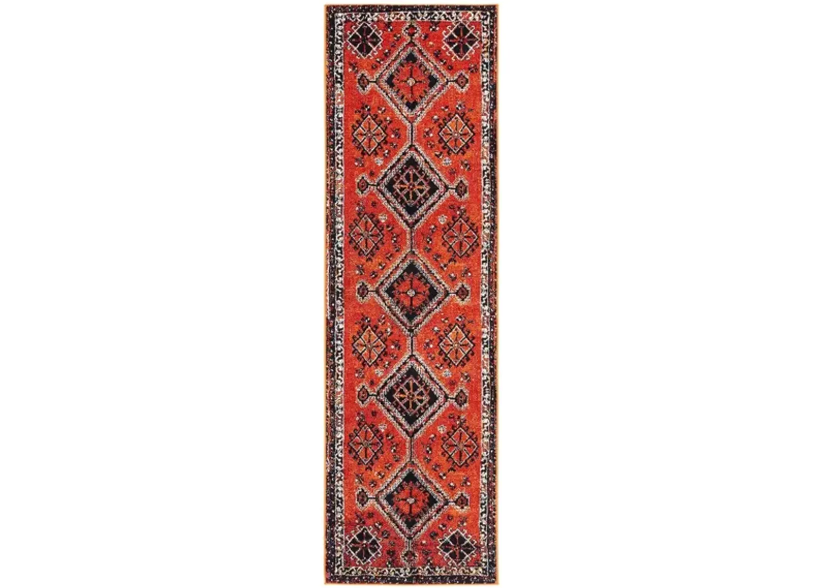 Vintage Hamadan IV Area Rug in Orange & Red by Safavieh