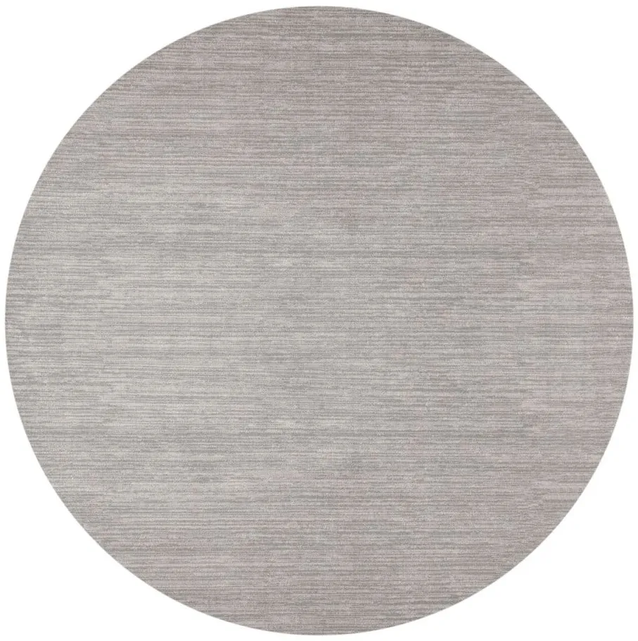 Posey Round Area Rug in Silver by Safavieh