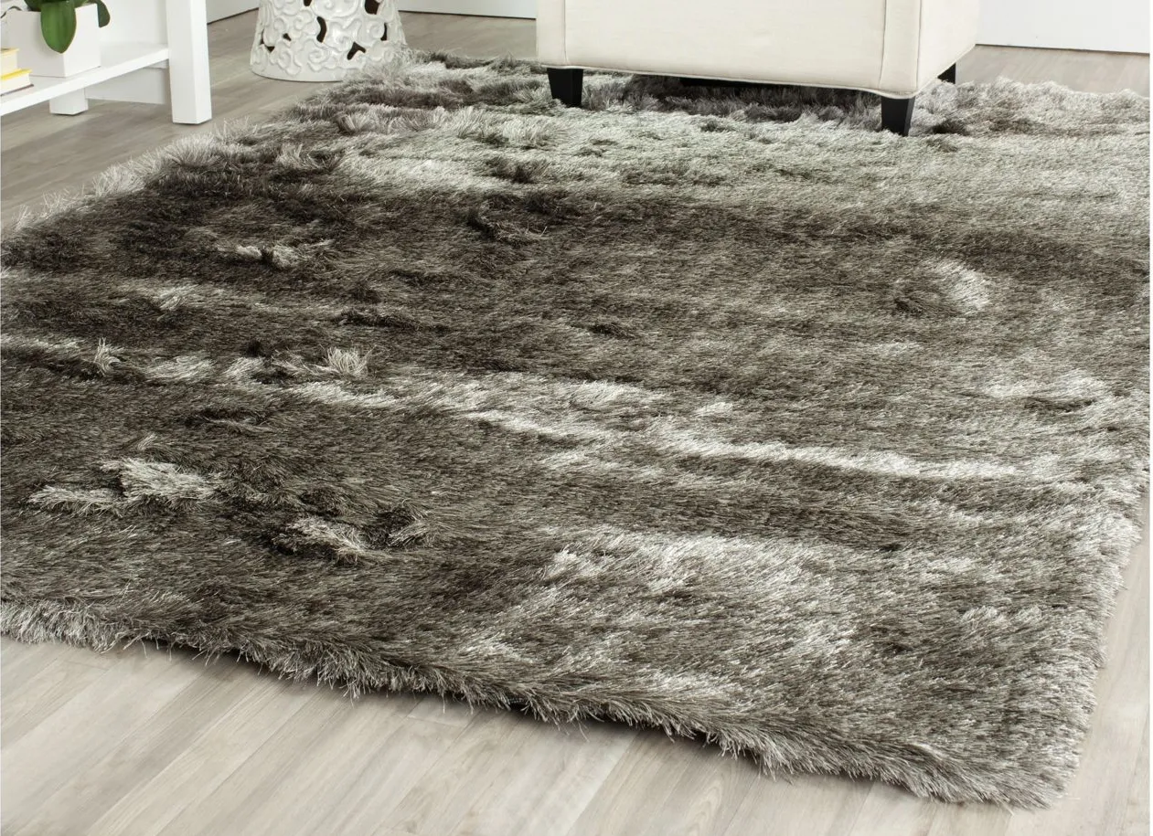 Paris Shag Area Rug in Silver by Safavieh