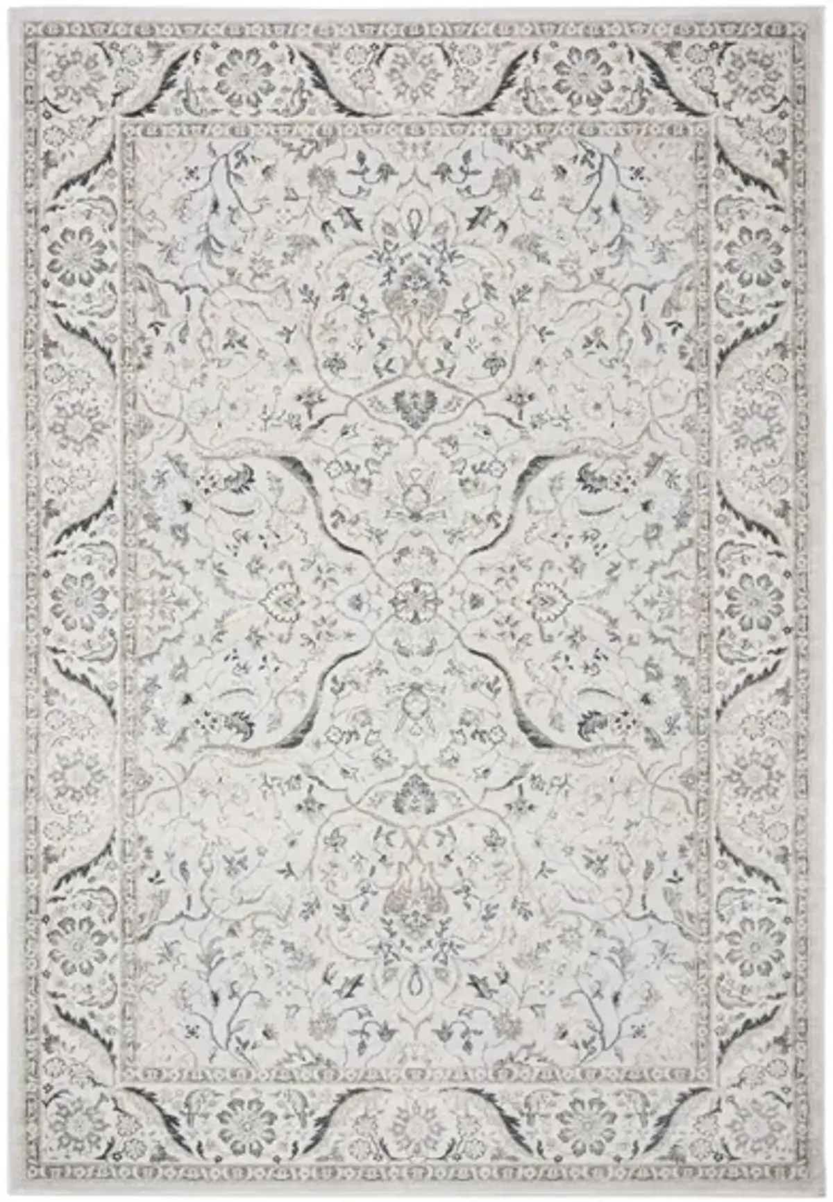 Isabella Area Rug in Light Gray/Cream by Safavieh