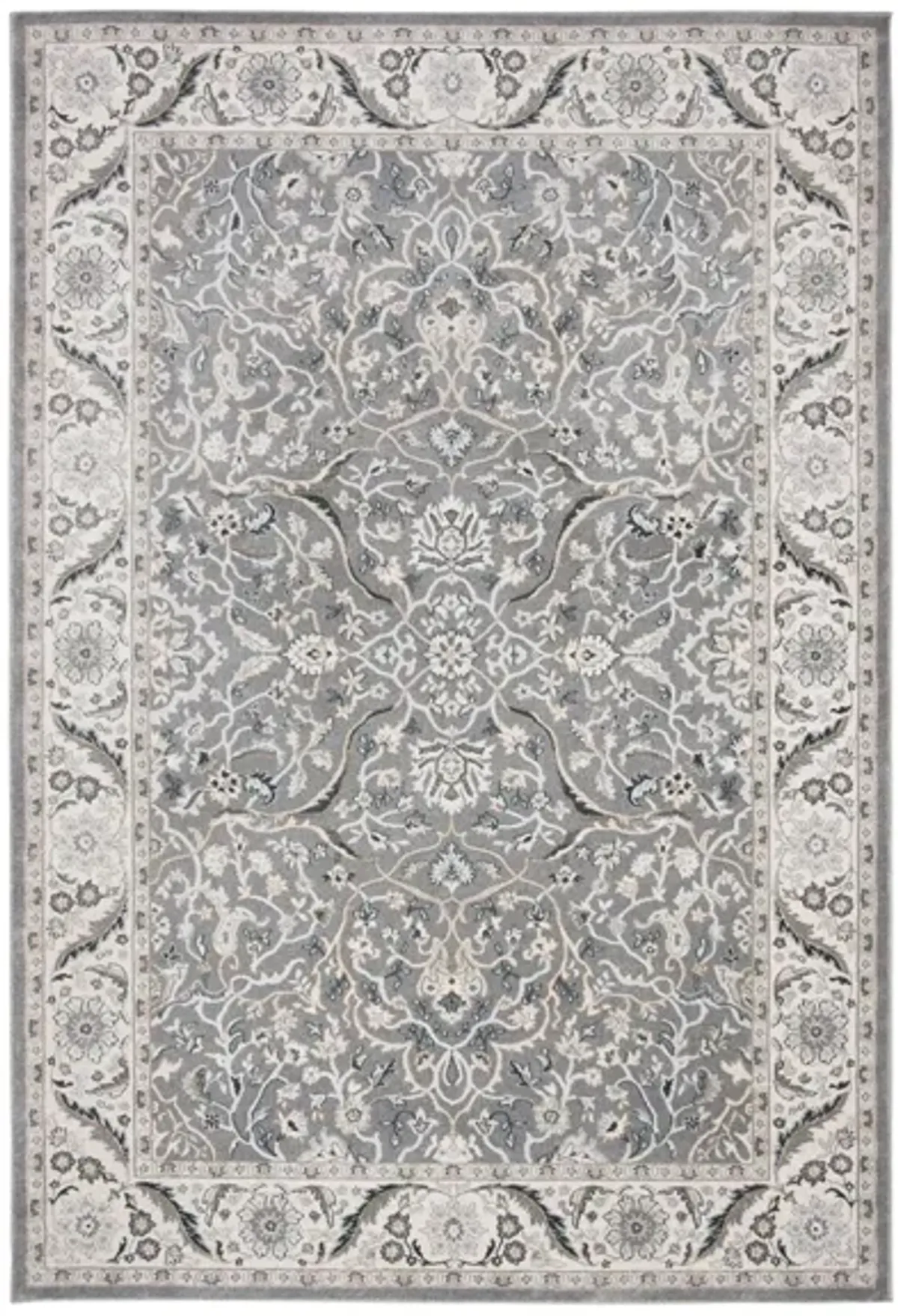 Isabella Area Rug in Gray/Dark Gray by Safavieh